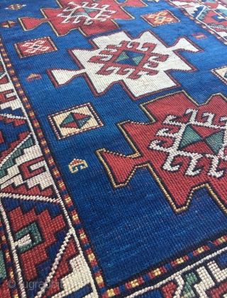 Caucasian Kazak, 3'5"x5'7", circa 1900, excellent condition                          