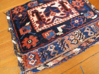 Kurdish Bag, 9" x 10", Circa 1900.  Adorable Kurd bag in very good condition.                  