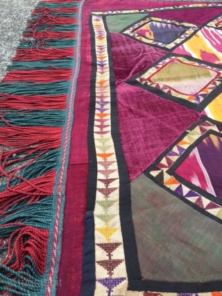 Uzbek Ikat horse trapping, early 20th century, excellent condition                        