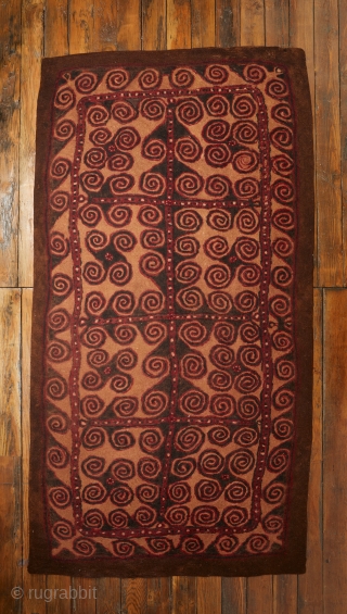 Kyrgyz Felt, Mid 20th Century, 6' x 12'
                         