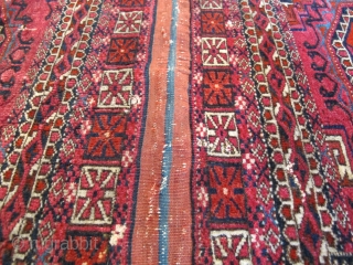 Tekke Turkmen saddle bag, 1' 9" x 3' 3", Circa 1900                      