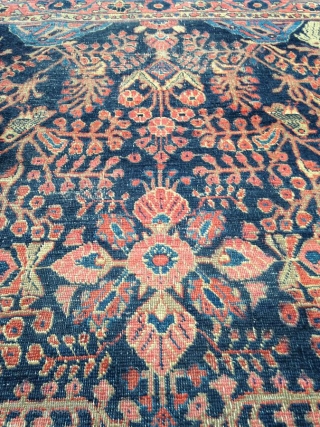 Unique Sarouk, 3' 5" x 4' 11", circa 1900                        