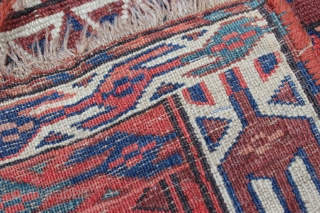 Yomud ensi 4'1'' x 5'0'' Ebay auction https://www.ebay.com/itm/Antique-Yomud-Yomut-Ensi-Rug-41-x-50/142589261427                         