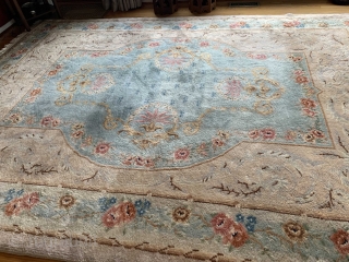 Antique French Rug. 12'x9'. Beautiful. 

Make an offer. Ships from Seattle.                      