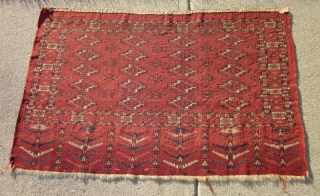 Tekke Chuval 4.1 X 2.7 feet. Very good condition. More images and price upon request.                  