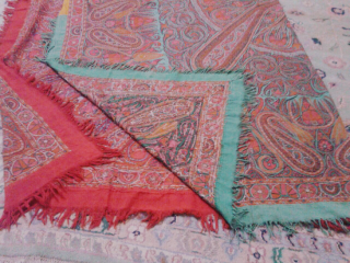 ANTIQUE CHAR BAGH SHAWL                             