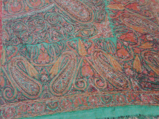 ANTIQUE CHAR BAGH SHAWL                             