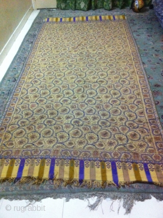 antique dorukha (double sided) full size jamawar.                          