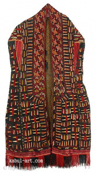 Woman's mantle (chyrpy), early 19th century

Turkmenistan, Central Asia

Silk, cotton; L. 43 in. (110 cm),                   
