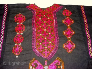 antique orient Pakistan Silk Embroidered Wedding Dress nuristan Swat valley No:A                      