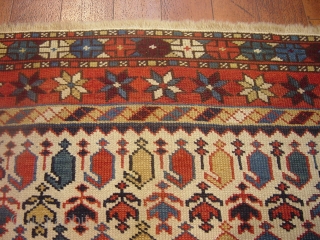 prety  shirwan carpet , ends are restored 
                        