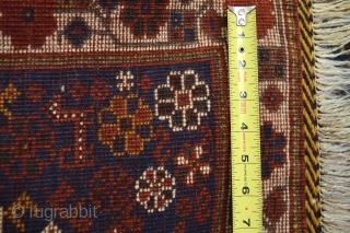 Beautiful antique with good pile Luri Qasqai Bagface ... all good colors
soft wool and ready to display                