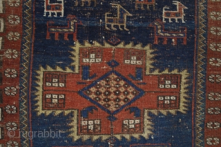 Gorgeous Antique 19th century Small Afshar Tribe rug 
size 143 x 126 centimeter all natural good colors                