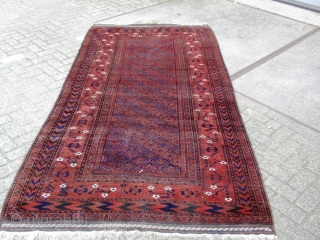 X X L Antique Baluch end of 19th century 
289 x 149 cm. Good Natural Colors.                 