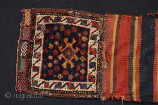 Beautiful Antique small bags ( probably  Luri Tribe shoulderbags ) Original condition 
Good full pile, all Natural vegy colors. size 25 x 27 centimeters. 
spots of small wear Still music for  ...