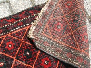 antique small Baluch 78x36 cm end 19 th century

very soft wool                      
