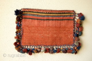 This Beautiful Jewel is made by Afshar Tribes end 19th century or circa 1900s. Superb Condition. Very good natural colors. size 38 x 26 centimeters without tassels with tassel about 50 centimeters  ...