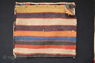 Beautiful and Colorful Kurdish Bag Khorjin from 19th century
All Vegetable derived natural colors Original  Kilim Back Please see the colors and gues which time of the 19th century this bag it  ...