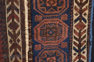 beautiful late 19th century Baluch Bagface 
size 83 x 74 centimeters                      