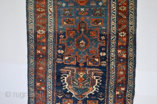 Top piece Antique small Nort west area small rug
Heriz area Wool on wool foundation and super all natural colours..              