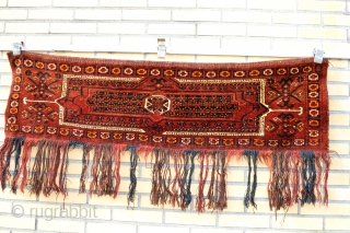 Very Decorative Antique Turkoman made By Ersari's Nice colors and wool.                      