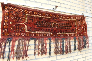 Very Decorative Antique Turkoman made By Ersari's Nice colors and wool.                      