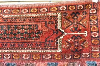 Very Decorative Antique Turkoman made By Ersari's Nice colors and wool.                      