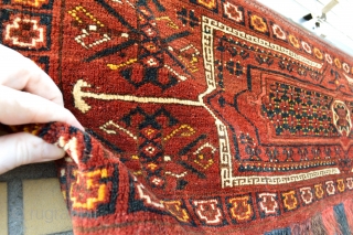 Very Decorative Antique Turkoman made By Ersari's Nice colors and wool.                      