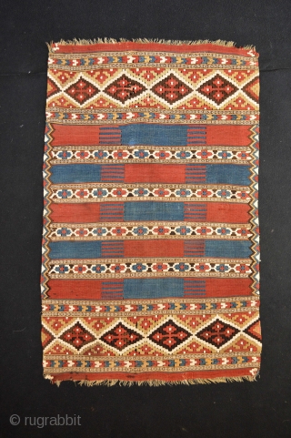 Beautiful Antique Manastir Kilim, from the Balkan area
All Natural colors , Beautiful soft wool. Very decorative to Collect and display. the size is 104 x 67 centimeters      