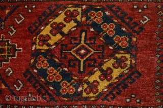 Very Rare Antique Arab Uzbek Chuval bagface  , Great Design, Great Colors,Great Wool,  just washed and cleaned. Fiesta for Eyes...           