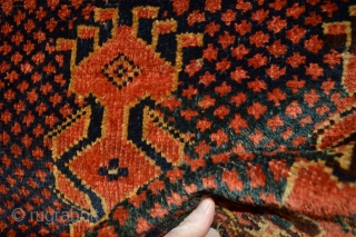 Mid 19th century M.A.D Beshir,Fresh comming
All Natural Colors,No repairs, Washed and cleaned size aprox 114 x 42
Colors, Red, Blue, Yellow, Dark Green, Brown and  white wool...
Soft handling and soft price  