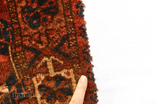 Fabulous Antique ERSARI Beshir Bag face in full pile condition 
                      