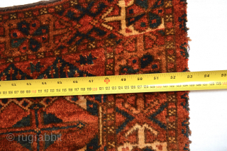 Fabulous Antique ERSARI Beshir Bag face in full pile condition 
                      
