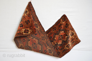 Fabulous Antique ERSARI Beshir Bag face in full pile condition 
                      