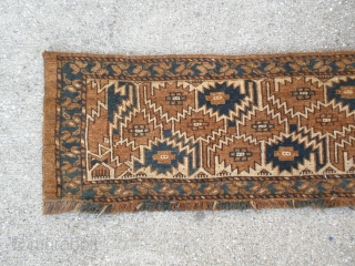 Antique Ersari
Good wool and condition colors are natural
size 163 x 37 cm                     