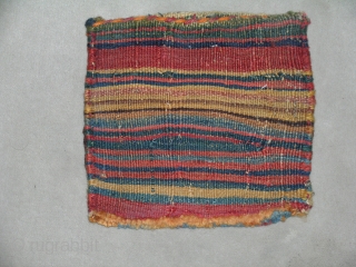 Central Of Iran
Fars Province
Ghashghai-lori Tribal
small knotted Bag
Wool&Cotton On Wool Foundation
Circa,1920
Size,0.20cmx0.20cm                       