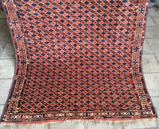 

Turkman Type Central Asia
Tekkeh Or Yamoot!Tribal
Shiny Wool On Wool Foundation
Good Condition
Circa,Early 1900
Size:260cmx165cm
                     