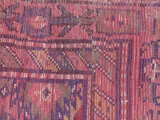 Persian Carpet 
North East Iran Kurd Ghochan Tribal 
All wool in full pile Star design Ghoochan carpet
Size 235cmx130cm circa 1920,all natural colors
mint condition,no ends or sides missings      