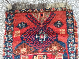 East Anatolian Kurdish yastik, 
Size:85x52cm / 34x21 inc                         