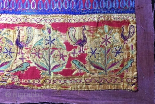 İndian Mochi Textiles 19th Century Size:100x52cm/ 40x20 inches                         