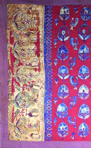 İndian Mochi Textiles 19th Century Size:100x52cm/ 40x20 inches                         