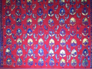 İndian Mochi Textiles 19th Century Size:100x52cm/ 40x20 inches                         