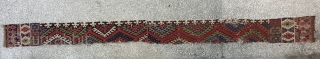 Central Anatolian Hotamış Kilim Fragment 19th Century...
Size:426x31Cm / 14”x1’1”                        