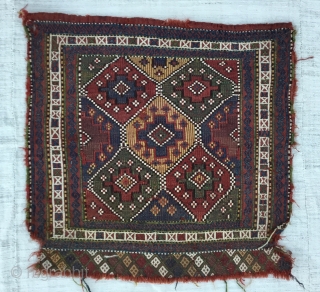 Caucasian Verne Bagface,19th Century 
Size:51x52cm / 21x20 inc                         