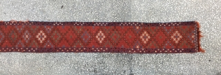 Central Anatolian Konya-Obruk Cicim Band
19th Century 
Size:360x32Cm / 11’10”x1’1”                        