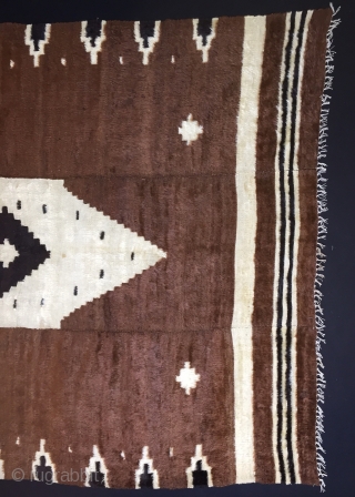 Anatolian Goat Hair (Angora Wool)Siirt Blanket Size:180x134cm / 5’11x4’5”                        
