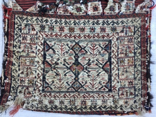 Afshar tribes saddlebag 19th Century
Size:88x50cm / 35x20inc                          