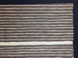 Anatolian Goat (Angora Wool)Hair Siirt Blanket 
Size:197x156cm / 6’5”x5’2”                        