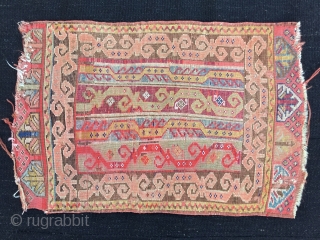 Central Anatolian Yastik probably “Sivas”
Size:82x55cm / 2’9”x1’10” / 33x22 inc...                       