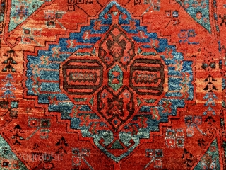 Central Anatolian Karaman Area(Ayrancı village Rug) end of 18th / beginning of the 19th  Century Size:286x140 Cm /9’5”x4’6” Very high pile,great dyes...          